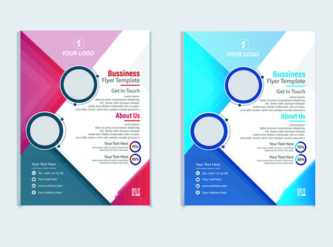 Business & Corporate event management flyer design template 