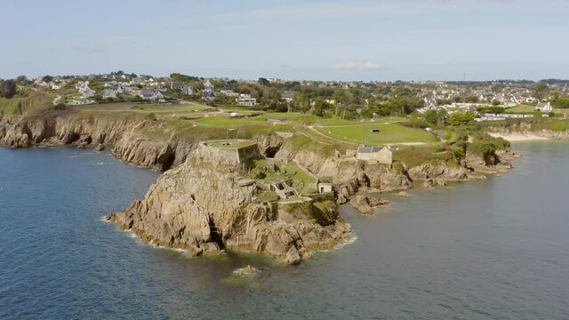 Fort of Bertheaume Brittany France Build in the XVII century it was used to control the strait of Brest 