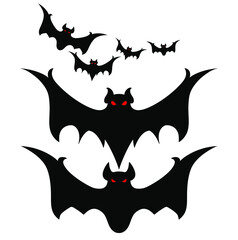 halloween bat vector illustration
