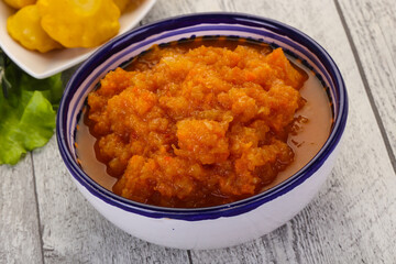 Zucchini squash caviar