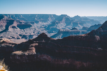 Fototapeta premium Landscape of Grand Canyon on sunny day