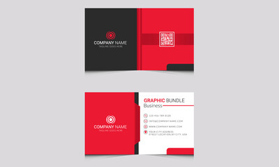 Simple Professional Business Card template design eps file create in adobe illustrator 
