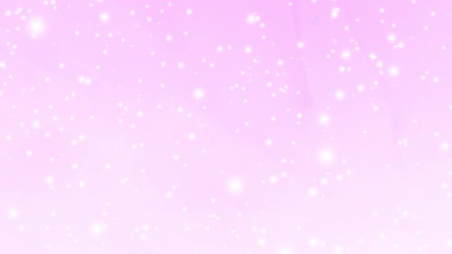 intro animation with snow particle falling against pink abstract pattern background for opening , logo, transition and title.