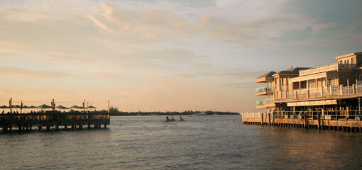sunset celebration in Key west florida in September 