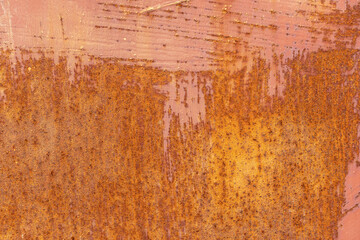 Rusty, old, metal background, texture close up