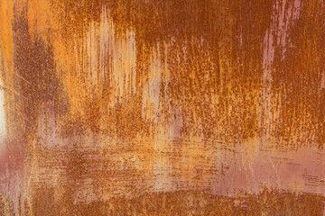 Rusty, old, metal background, texture close up