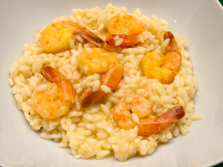 Shrimp risotto