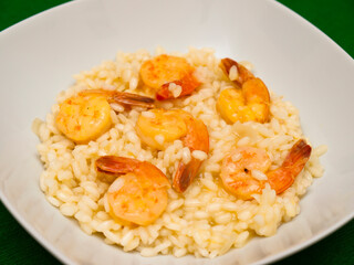 Shrimp risotto