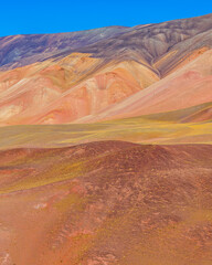 Colored Mountains Landscape, La Rioja, Argentina