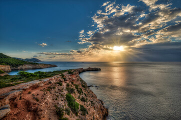 Cap Matinet, A beautiful area of Ibiza - Balearic Islands.