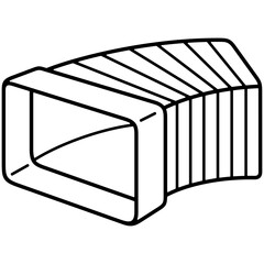 Versatile flat angular connector