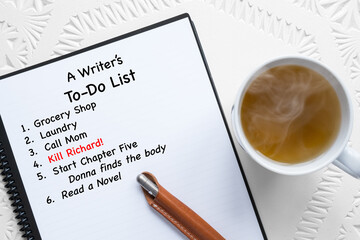 A Writer's Weekend to Do List