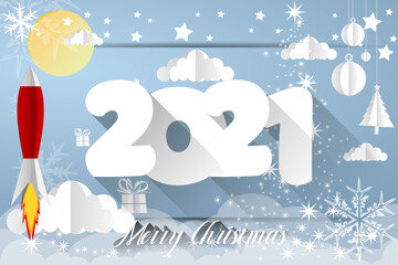 2021 - merry christmas - happy new year 2021