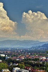 Gewitterstimmung über dem Osten von Freiburg