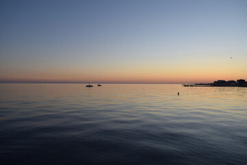 sunset at sea