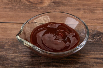 Traditional Barbicue sauce in the bowl