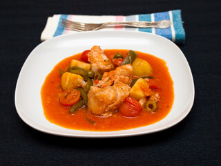 Dominican cod dish