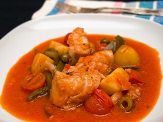 Dominican cod dish