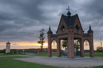 Polska - Mazury - Gietrzwałd. Droga Krzyżowa. © Rafa