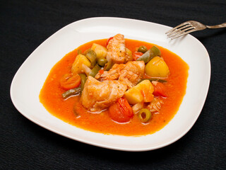 Dominican cod dish