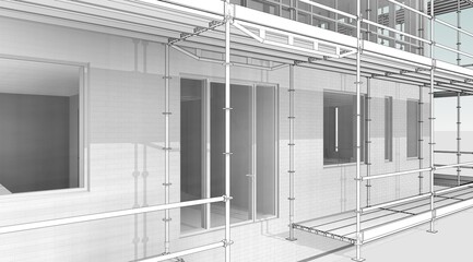 Scaffolding illustration