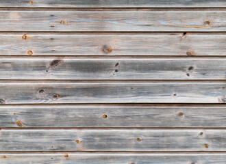Obraz premium Old dark gray wall made of pine wood planks