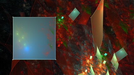The colors in the series, awesome digital art paint. Background consists of fractal color texture and is suitable for use in projects on imagination, healing and meditation