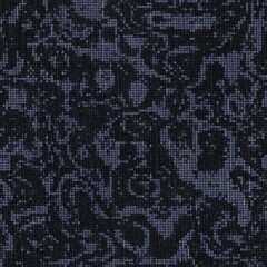 Seamless patterned denim jean geo for repeat print. High quality illustration. Grungy trendy street wear design. Real detailed denim texture with geometric pattern overlay. Navy blue deep dark colors.