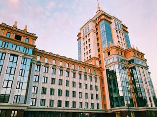 Fototapeta premium facade of the building