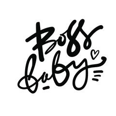 Hand lettering. Baby t-shirt quote.