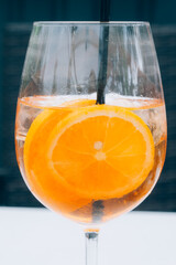 Alcoholic Aperol Spritz Cocktail