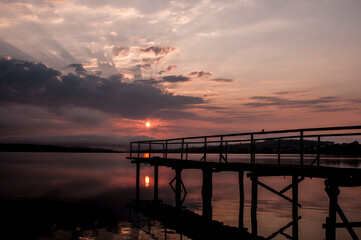 Obraz premium Por do sol