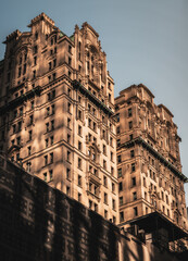 building in the sunset old architecture New York  