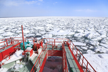 流氷とガリンコ号