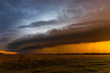 Severe storms tear apart the central Oklahoma landscape 