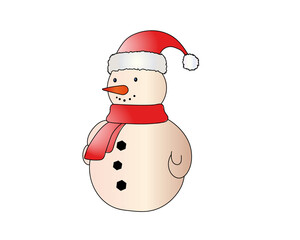 Happy Holidays, Snowman in a red hat and scarf, Snowman , Snowmen 
