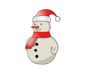 Happy Holidays, Snowman in a red hat and scarf, Snowman , Snowmen 