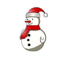 Happy Holidays, Snowman in a red hat and scarf, Snowman , Snowmen 