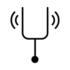 sound higher pitch icon, vector illustration