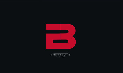 Letter EB Business Logo Design Alphabet Icon Vector Monogram