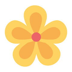 flower nature floral decoration isolated design icon