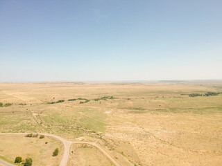 Colorado Highway Luftaufnahme Wüste Leere