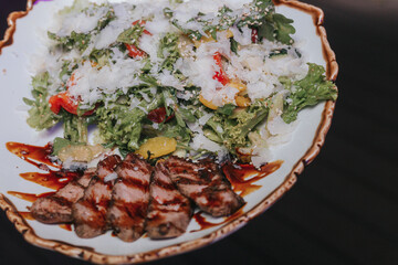 grilled pork with rice