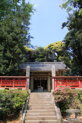 福津市のなまず神社本殿