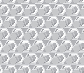 Abstract seamless hexagons background