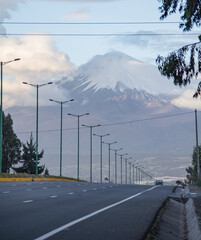 The Cotopaxi is an active stratovolcano found in the Latacunga canton, Cotopaxi Province, Republic of Ecuador. With an elevation of 5897 meters above sea level, it is the second highest volcano in the