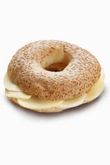 bagel with cream cheese