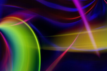 Naklejka premium Abstract multicolored fractal neon background