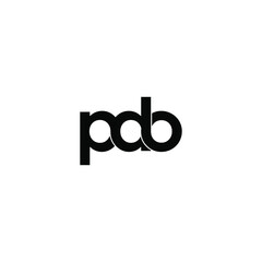 pdo letter original monogram logo design