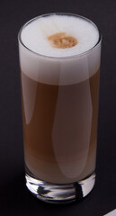 coffee latte in glass